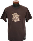 DALEE'S (ダリーズ)　半袖Tシャツ　DLSR-003　"DALEES WORLD"　BRG.レッド