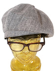 Dapper's (ダッパーズ)　キャスベレー　1862　"Classical Linen Casberet"　ブラックミックスヘリンボーン