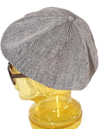 Dapper's (ダッパーズ)　キャスベレー　1862　"Classical Linen Casberet"　ブラックミックスヘリンボーン