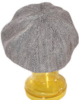 Dapper's (ダッパーズ)　キャスベレー　1862　"Classical Linen Casberet"　ブラックミックスヘリンボーン