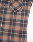 DELUXEWARE (デラックスウエア)　半袖シャツ　LV-35S　"1960s S/S CHECK SHIRT"　ブラック