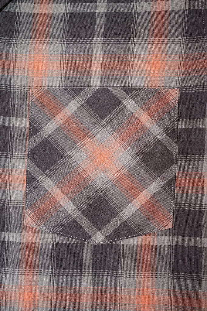DELUXEWARE (デラックスウエア)　半袖シャツ　LV-35S　"1960s S/S CHECK SHIRT"　ブラック
