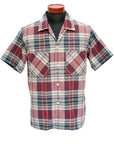DELUXEWARE (デラックスウエア)　半袖シャツ　LV-35S　"1960s S/S CHECK SHIRT"　マルチチェック