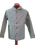 BUZZ RICKSON'S (バズリクソンズ)　ユーティリティージャケット　BR15303　"U.S. NAVY WWⅡ UTILITY HICKORY JACKET"　ヒッコリーストライプ
