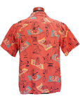 STAR OF HOLLYWOOD (スターオブハリウッド)　半袖オープンシャツ　SH39716　"MAGIC CARPET"　レッド