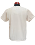 DALEE'S (ダリーズ)　Vネック・半袖Tシャツ　SAT-V30　"OLD SHALLOW NECK"　ナチュラル