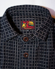 The 2 Monkeys (ザ・トゥーモンキーズ)　抜染ドット・ワークジャケット　TM21461　"French Work Blouse (フレンチワークブラウス)"　チャコール抜染ドット