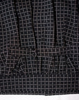 The 2 Monkeys (ザ・トゥーモンキーズ)　抜染ドット・ワークジャケット　TM21461　"French Work Blouse (フレンチワークブラウス)"　チャコール抜染ドット