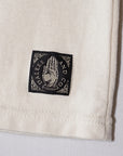 DALEE'S (ダリーズ)　6分袖ヘンリーネックTシャツ　"Rail Nit.E (レイルニット.E)"　...1920s RAIL ROAD KNIT　ナチュラル