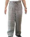 Dapper's (ダッパーズ)　リネンイージーパンツ　1867　"Classical Herringbone Linen Easy Pants"　ブラックミックス・ヘリンボーン
