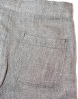 Dapper's (ダッパーズ)　リネンイージーパンツ　1867　"Classical Herringbone Linen Easy Pants"　ブラックミックス・ヘリンボーン