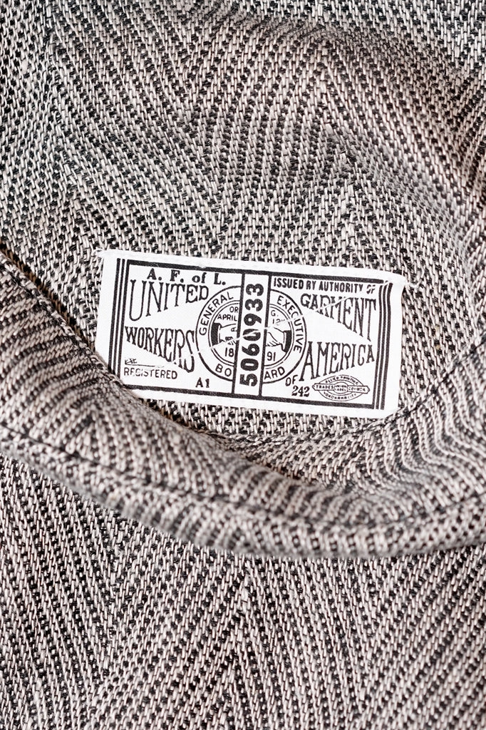 Dapper's (ダッパーズ)　リネンイージーパンツ　1867　"Classical Herringbone Linen Easy Pants"　ブラックミックス・ヘリンボーン