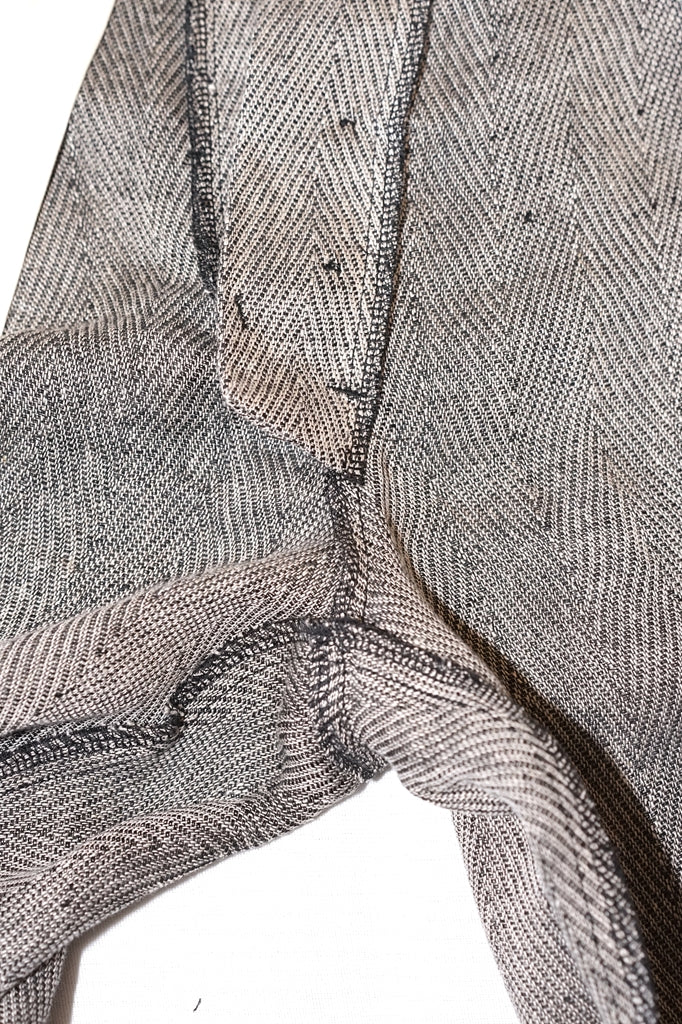 Dapper's (ダッパーズ)　リネンイージーパンツ　1867　"Classical Herringbone Linen Easy Pants"　ブラックミックス・ヘリンボーン