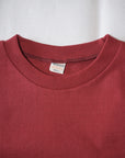 WARE HOUSE (ウエアハウス)　パネルボーダーTシャツA柄　4112　ボルドー/ネイビー