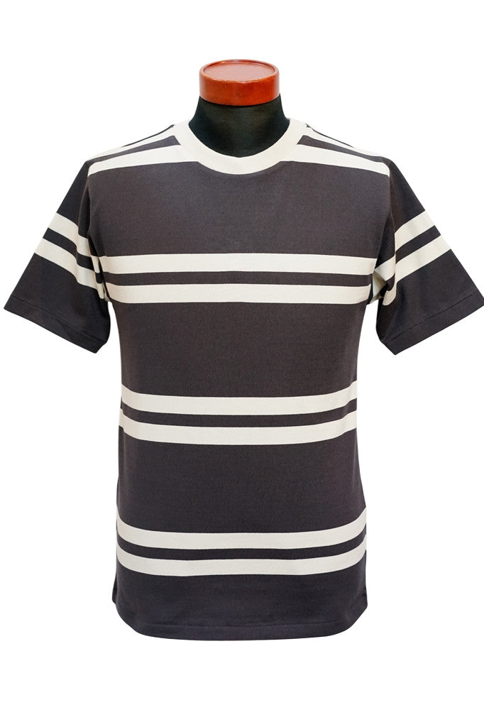 WARE HOUSE (ウエアハウス)　半袖ボーダーTシャツ　4113　スミクロ