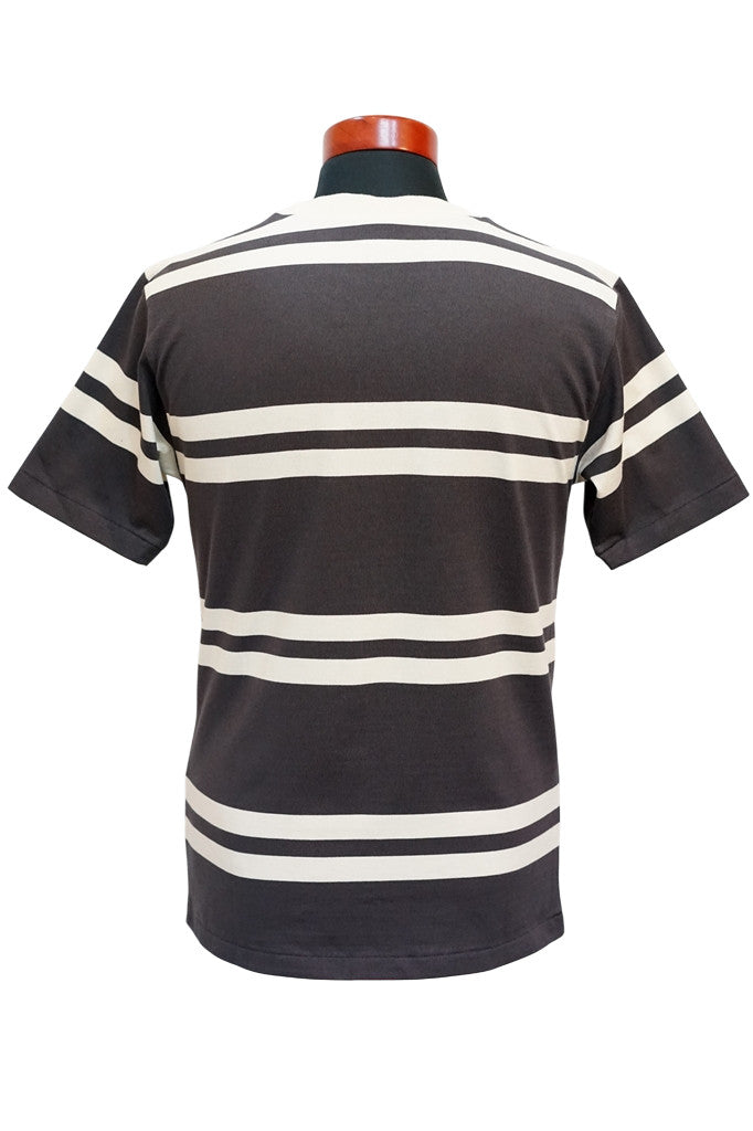 WARE HOUSE (ウエアハウス)　半袖ボーダーTシャツ　4113　スミクロ