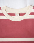 WARE HOUSE (ウエアハウス)　半袖ボーダーTシャツ　4113　サーモン