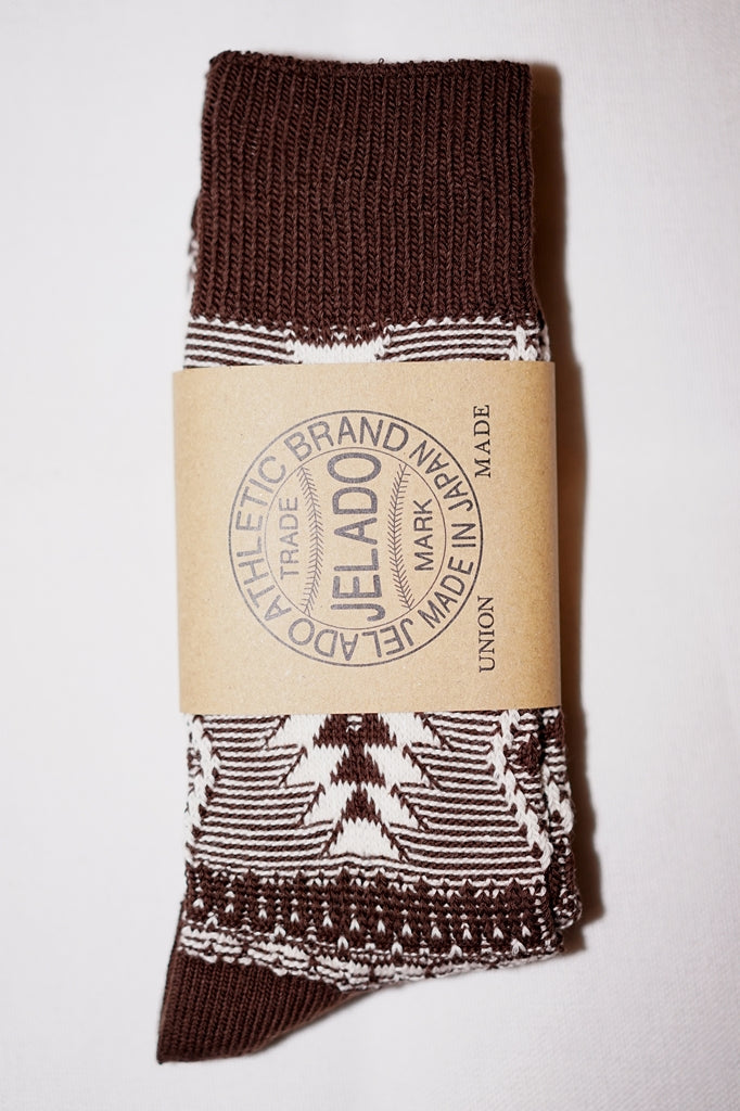 JELADO (ジェラード)　ソックス　AB94622　"SALEM SOX"　チョコ