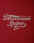 DELUXEWARE (デラックスウエア)　半袖Tシャツ　BRG-DD5　"DELUXEWARE & DALEE'S"　クリムゾンレッド