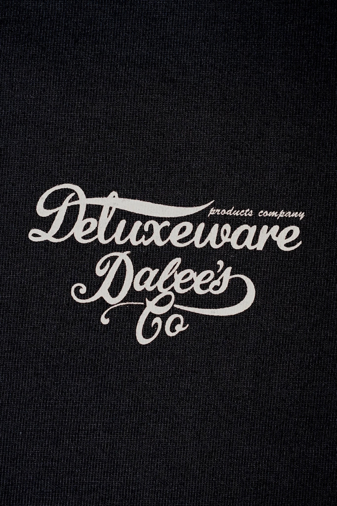 DELUXEWARE (デラックスウエア)　半袖Tシャツ　BRG-DD5　"DELUXEWARE &amp; DALEE'S"　ブラック