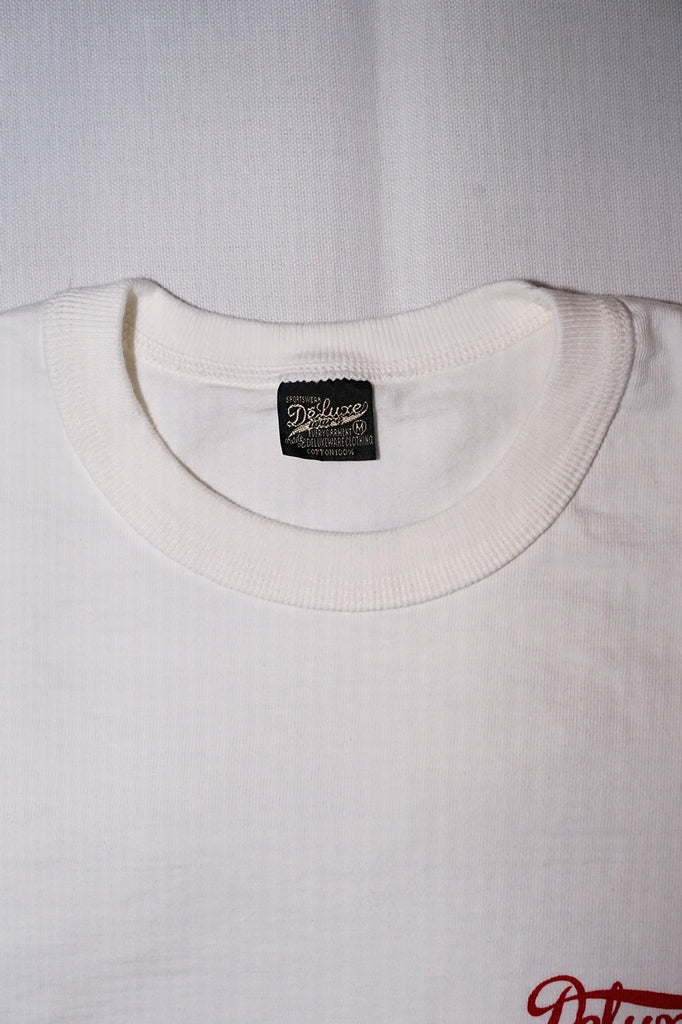 DELUXEWARE (デラックスウエア)　半袖Tシャツ　BRG-DD5　"DELUXEWARE &amp; DALEE'S"　ホワイト