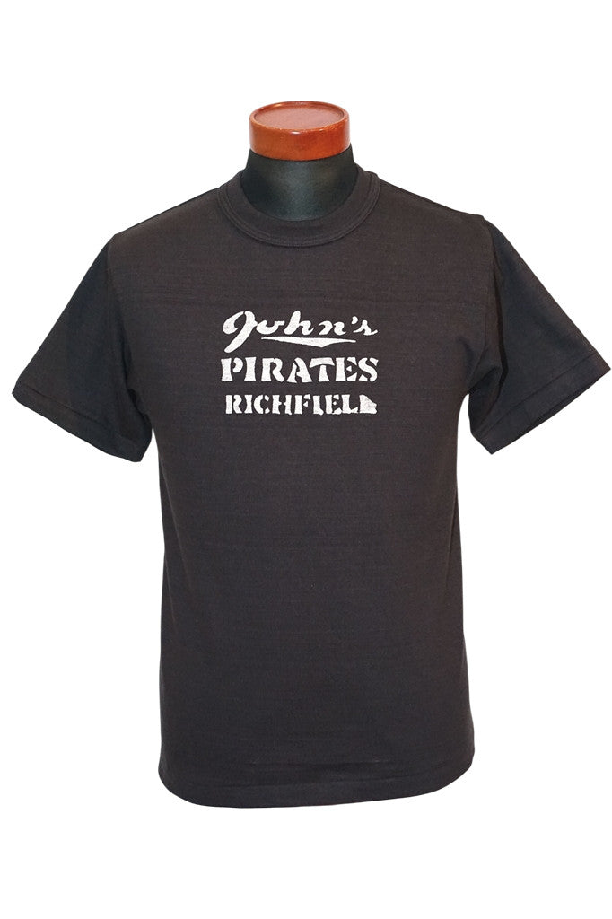 WARE HOUSE (ウエアハウス)　Tシャツ　4601　"PIRATES"　スミクロ