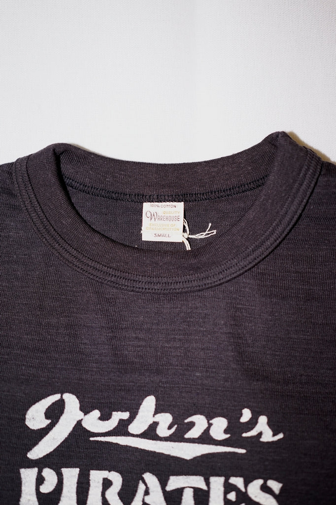 WARE HOUSE (ウエアハウス)　Tシャツ　4601　"PIRATES"　スミクロ