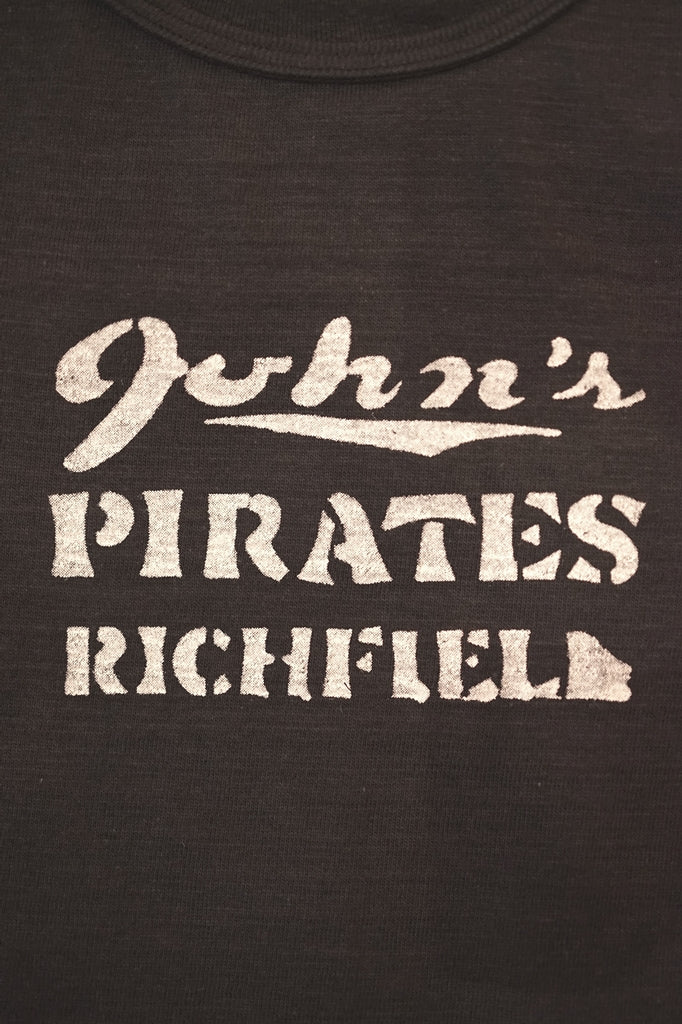 WARE HOUSE (ウエアハウス)　Tシャツ　4601　"PIRATES"　スミクロ