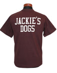 WARE HOUSE (ウエアハウス)　Tシャツ　4601　"DO A DOG"　ボルドー