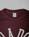 WARE HOUSE (ウエアハウス)　Tシャツ　4601　"DO A DOG"　ボルドー