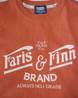 Pherrow's (フェローズ)　半袖Tシャツ　26S-PT20　"Faris & Finn"　マッドオレンジ