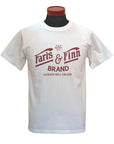 Pherrow's (フェローズ)　半袖Tシャツ　26S-PT20　"Faris & Finn"　ホワイト