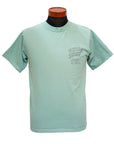 Pherrow's (フェローズ)　半袖Tシャツ　26S-PT19　"FLYING JENNY"　ミントグリーン
