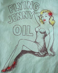 Pherrow's (フェローズ)　半袖Tシャツ　26S-PT19　"FLYING JENNY"　ミントグリーン