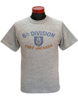 WARE HOUSE (ウエアハウス)　Tシャツ　4601　"FORT JACKSON"　杢グレー