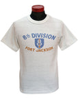 WARE HOUSE (ウエアハウス)　Tシャツ　4601　"FORT JACKSON"　オフ