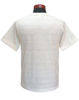 WARE HOUSE (ウエアハウス)　Tシャツ　4601　"FORT JACKSON"　オフ