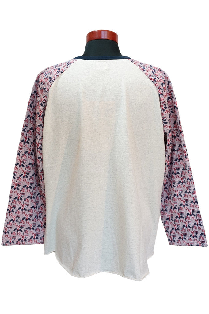 JELADO (ジェラード)　9分袖ラグランTシャツ　AB23212　"Raglan Tee VOTE Print"　バニラ