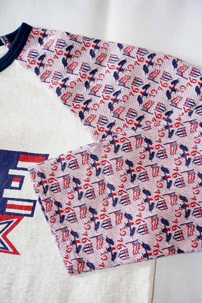 JELADO (ジェラード)　9分袖ラグランTシャツ　AB23212　"Raglan Tee VOTE Print"　バニラ