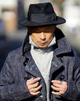 Dapper's(ダッパーズ)　ハーフジップスウェット　1660　"Classical Two Way Neck Half Zip Sweat Special Sewing Model"　ヘザーグレー