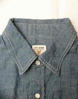TCB (ティーシービー)　シャンブレー・ウエスタンシャツ　"Ranchman Shirt"　インディゴ・ワンウォッシュ