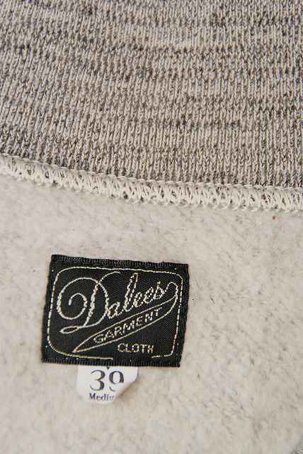 DALEE'S (ダリーズ)　Vネック・スウェット　"Antique.SW (アンティークスウェット)"　...10s Antique Sweat Shirt　ラフ杢グレー