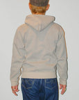 DELUXEWARE (デラックスウエア)　フルジップ・スウェットパーカー　SPZ-00　"FULLZIP PARKA PLAIN"　杢グレーベージュ