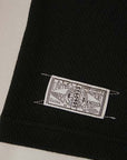 Dapper's (ダッパーズ)　クルーネック・半袖メッシュTシャツ　1464　"Crew Neck S/S Mesh Tee"　ブラック×ダークグレー