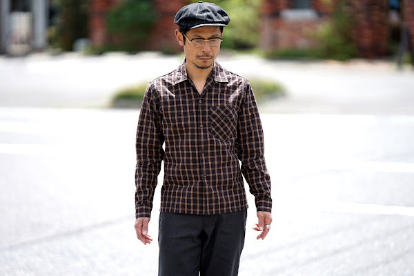 DALEE'S (ダリーズ)　長袖シャツ　"Romani (ロマーニ)"　...30s Boxy line shirt　マドラス