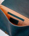 Dapper's (ダッパーズ)　ミニショルダーバッグ　1530　"Horsehide Leather Mini Shoulder Bag"　青碧ブルー