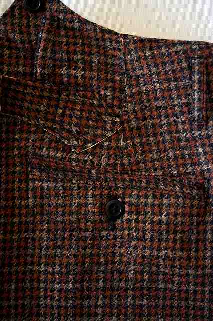 Dapper's (ダッパーズ)　ハイバックトラウザース　1600　"Classical Narrow Trousers Type Hi-Back"　ブリック/ブラック・クラシックチェック