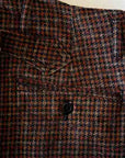 Dapper's (ダッパーズ)　ハイバックトラウザース　1600　"Classical Narrow Trousers Type Hi-Back"　ブリック/ブラック・クラシックチェック
