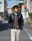 JELADO (ジェラード)　レザージャケット　JP94409　"44 Leather Jacket"　ブラック