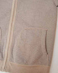 DELUXEWARE (デラックスウエア)　フルジップ・スウェットパーカー　SPZ-00　"FULLZIP PARKA PLAIN"　杢グレーベージュ